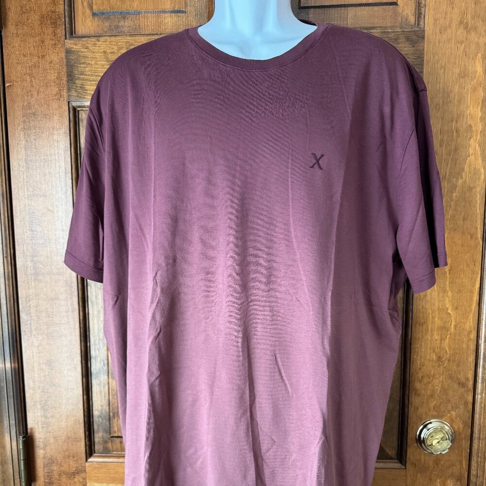 Express Plum Ombre Crewneck Tee XXL